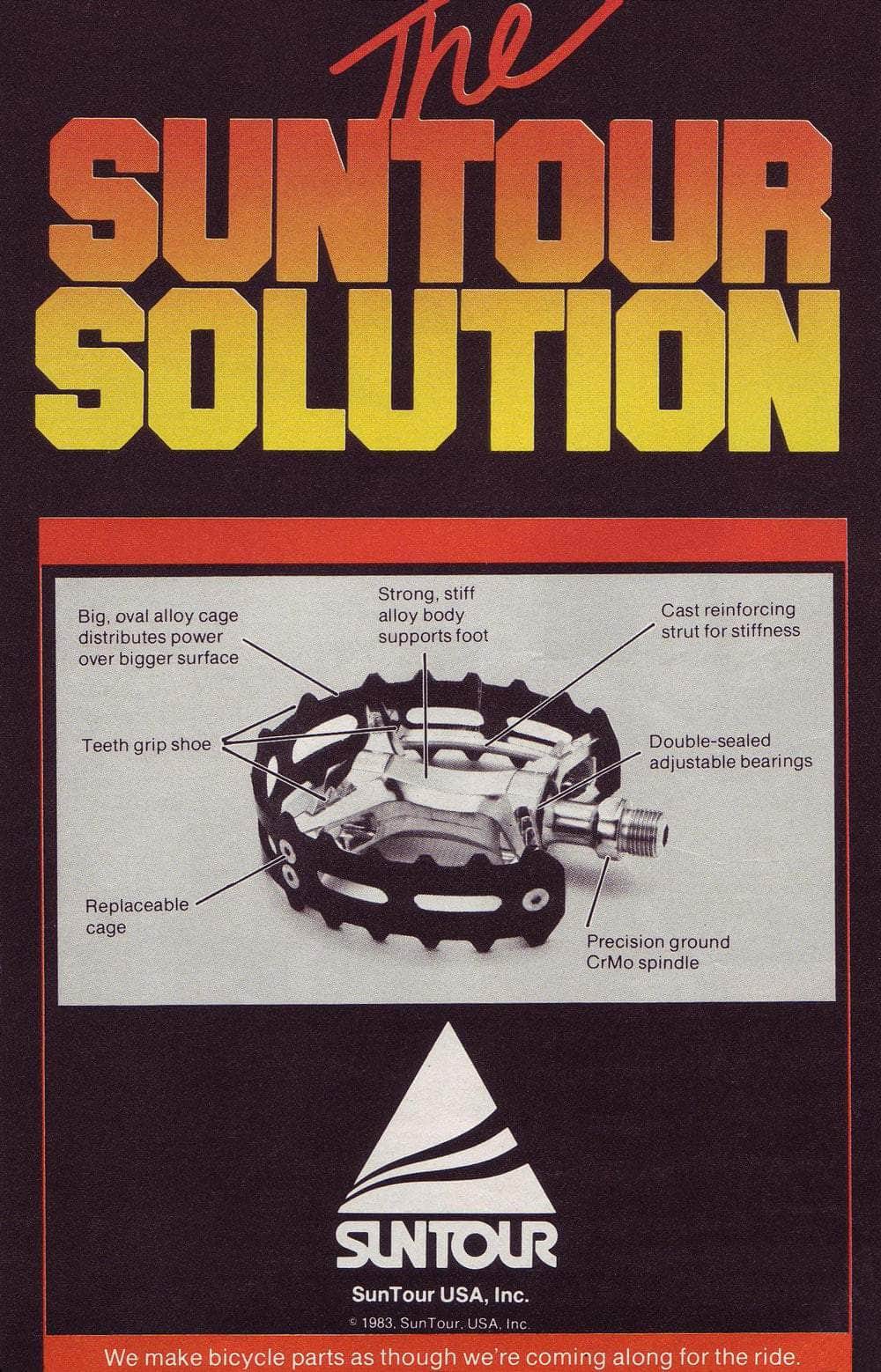 MKS Old School BMX MKS XC-III Sealed Bear Trap Pedals