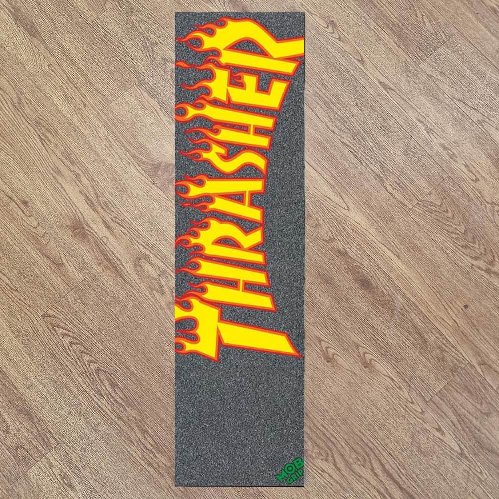 Mob Skateboards Mob Graphic Skateboard Griptape Thrasher Flames