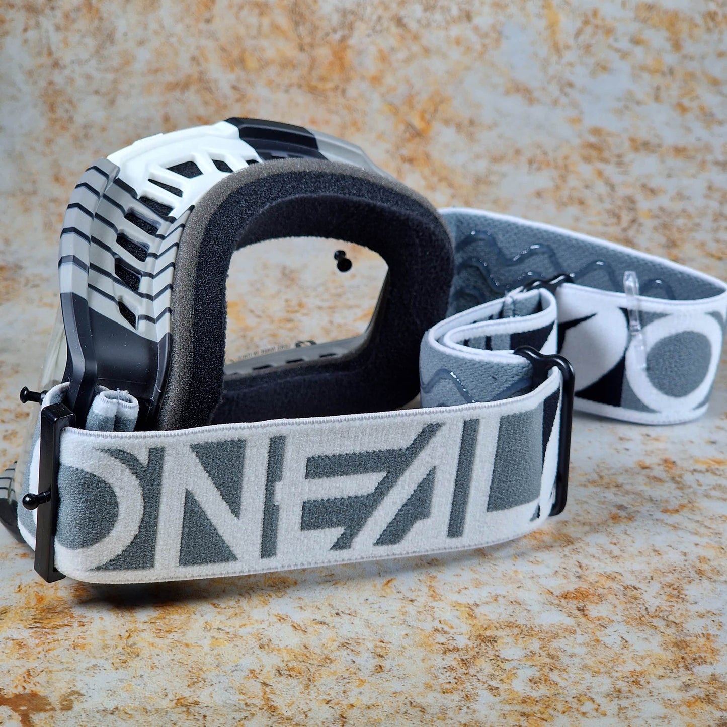 O'Neal BMX Racing Grey/White/Black w/Clear Lens O'Neal B-10 Duplex Goggles
