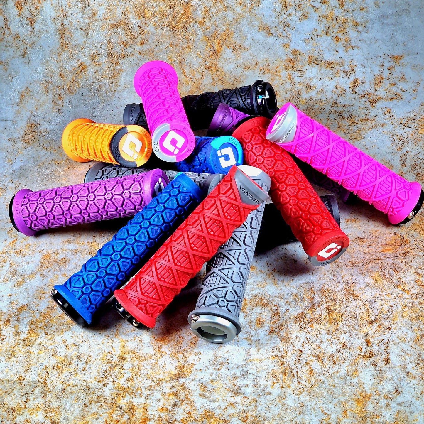 ODI BMX Racing ODI Vanquish Lock On Grips featuring D30
