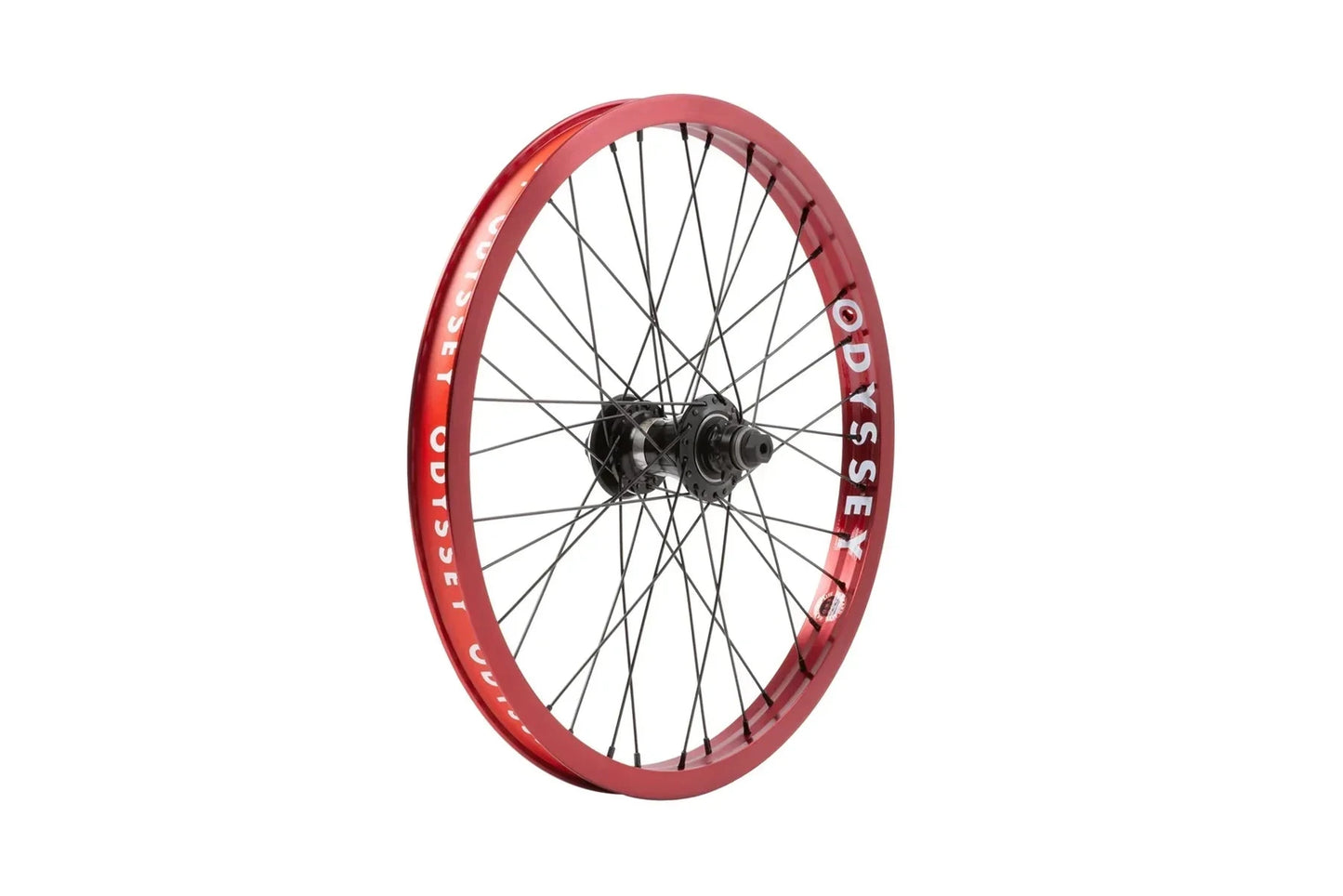 Odyssey BMX Parts Red Rim / RHD Odyssey Hazard Lite / Clutch Freecoaster Wheel