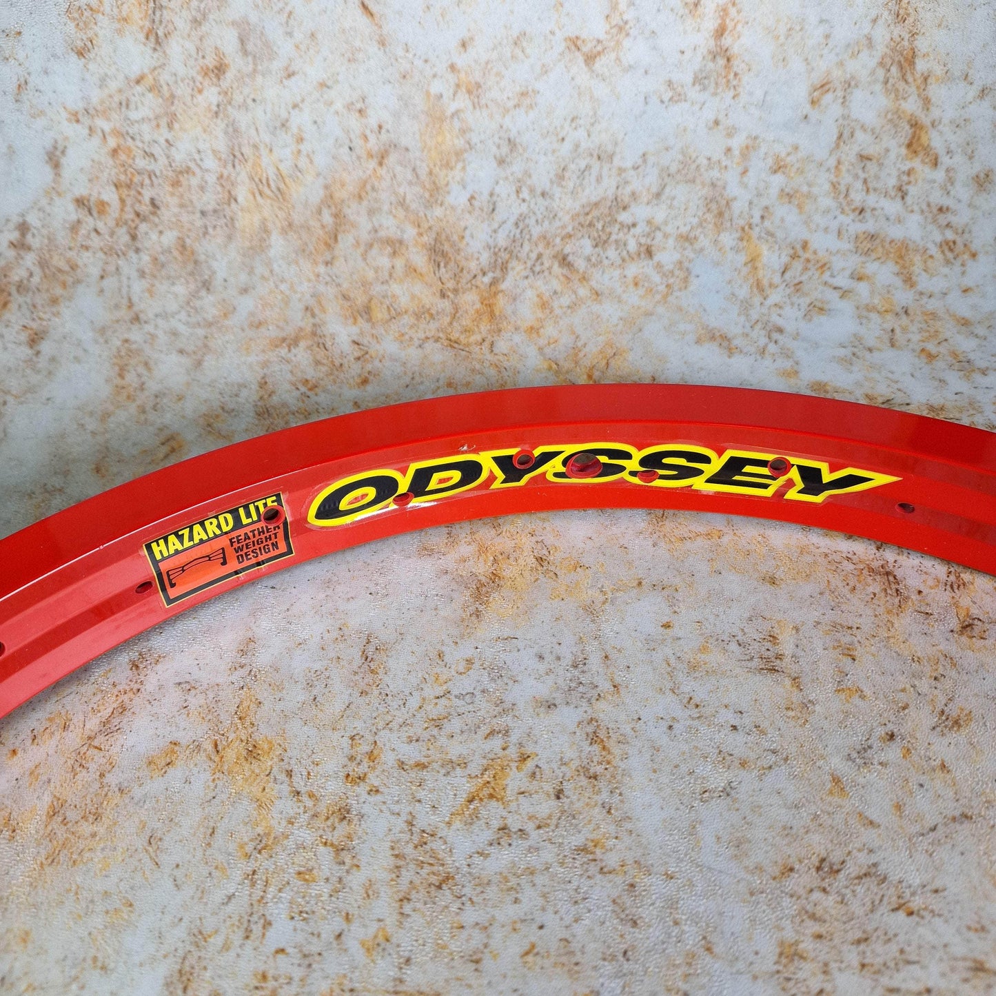 Odyssey BMX Parts Odyssey Hazard Lite Rim Limited Edition Painted Red