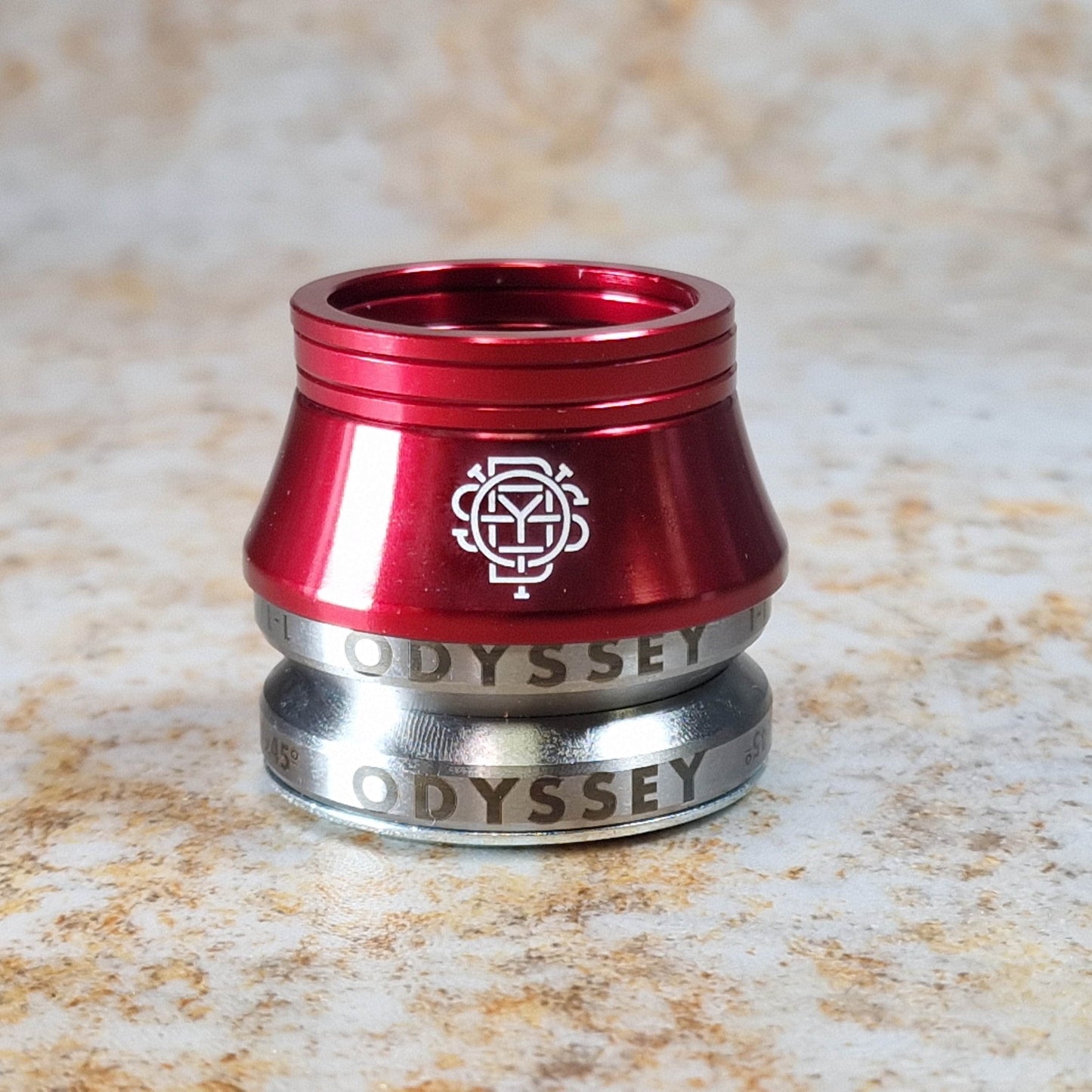 Odyssey BMX Parts Red Odyssey Pro Integrated Conical Headset