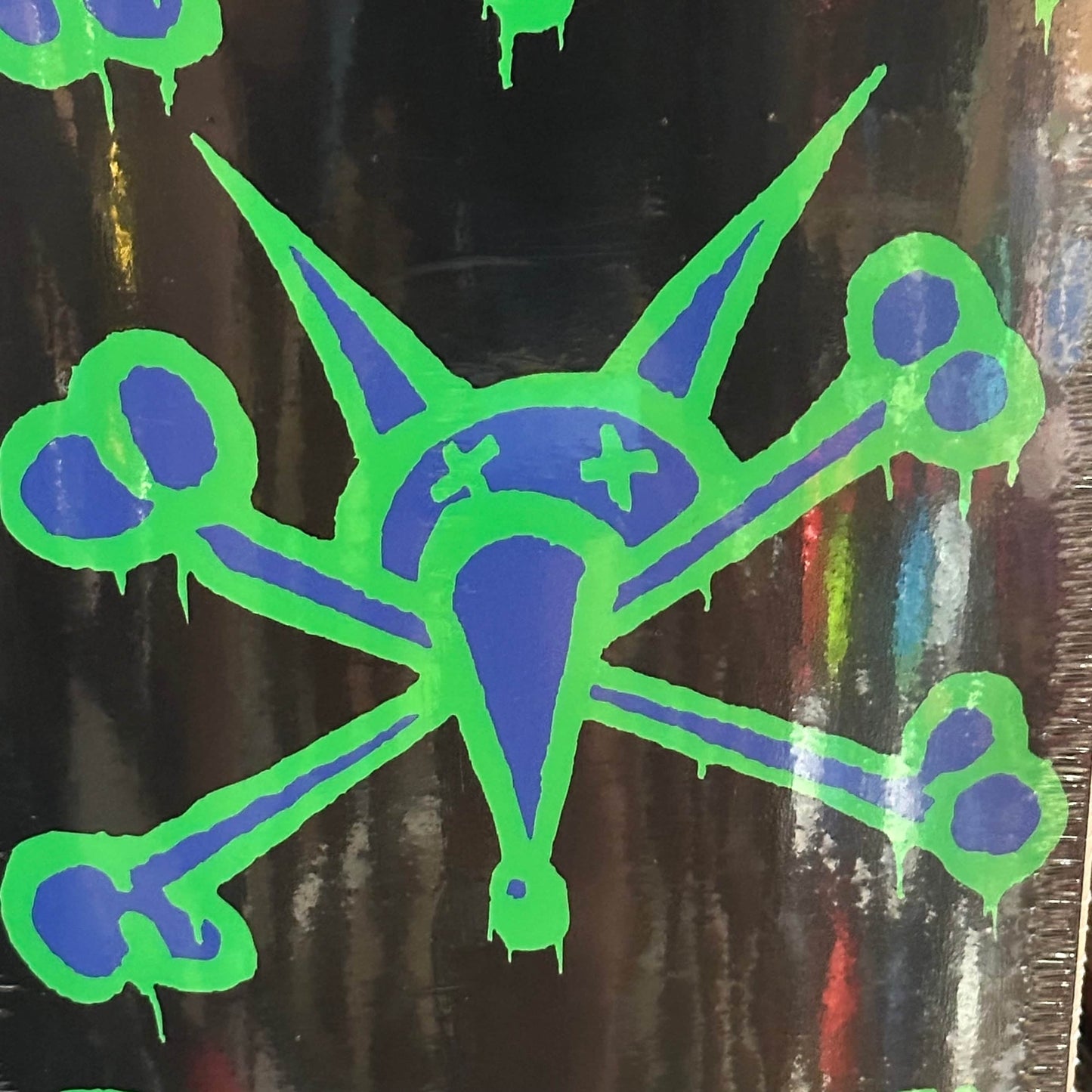 Powell Peralta Skateboards 7.0 Powell Peralta Vato Rats Black/Green 7.0" Skateboard Deck