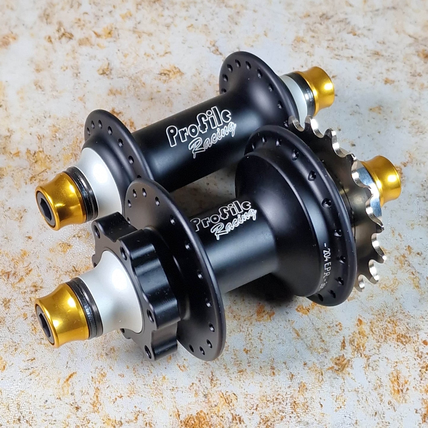 Profile Racing BMX Parts F1 Series / Right Hand Drive Profile Racing Elite DISC Hubset Limited Edition F1 Colourway
