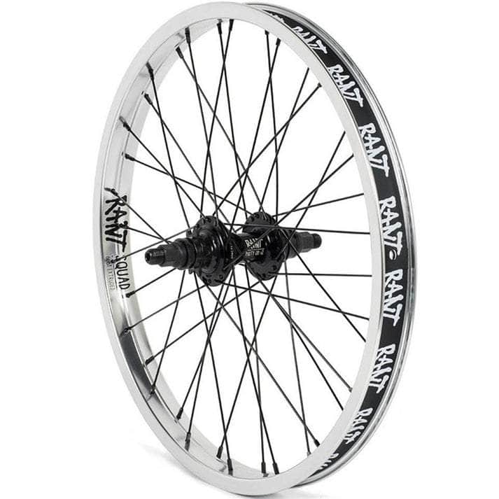 Rant BMX Parts RHD / Silver Rant Party On V2 Cassette Rear Wheel