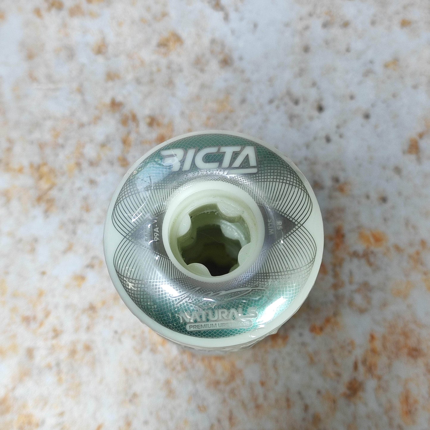 Ricta Skateboards White/Green / 54mm Ricta McCoy Geo Naturals Slim 99a 54mm White/Green Skateboard Wheels