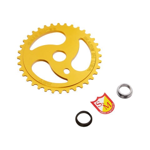 S&M Bikes BMX Parts S&M Bikes Chain Saw Sprocket Gold
