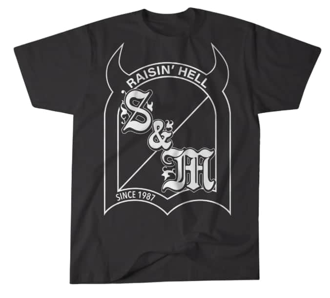 S&M Bikes Clothing & Shoes S&M Bikes Raise Hell T-Shirt Black