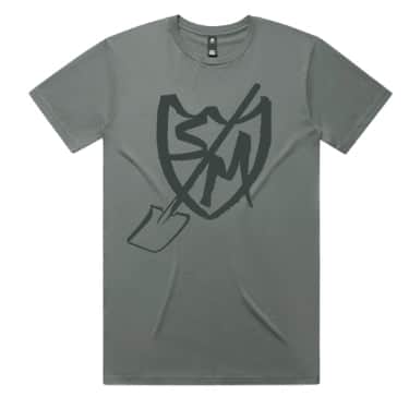 S&M Bikes Clothing & Shoes S&M Bikes Shovel Shield T-Shirt Shadow