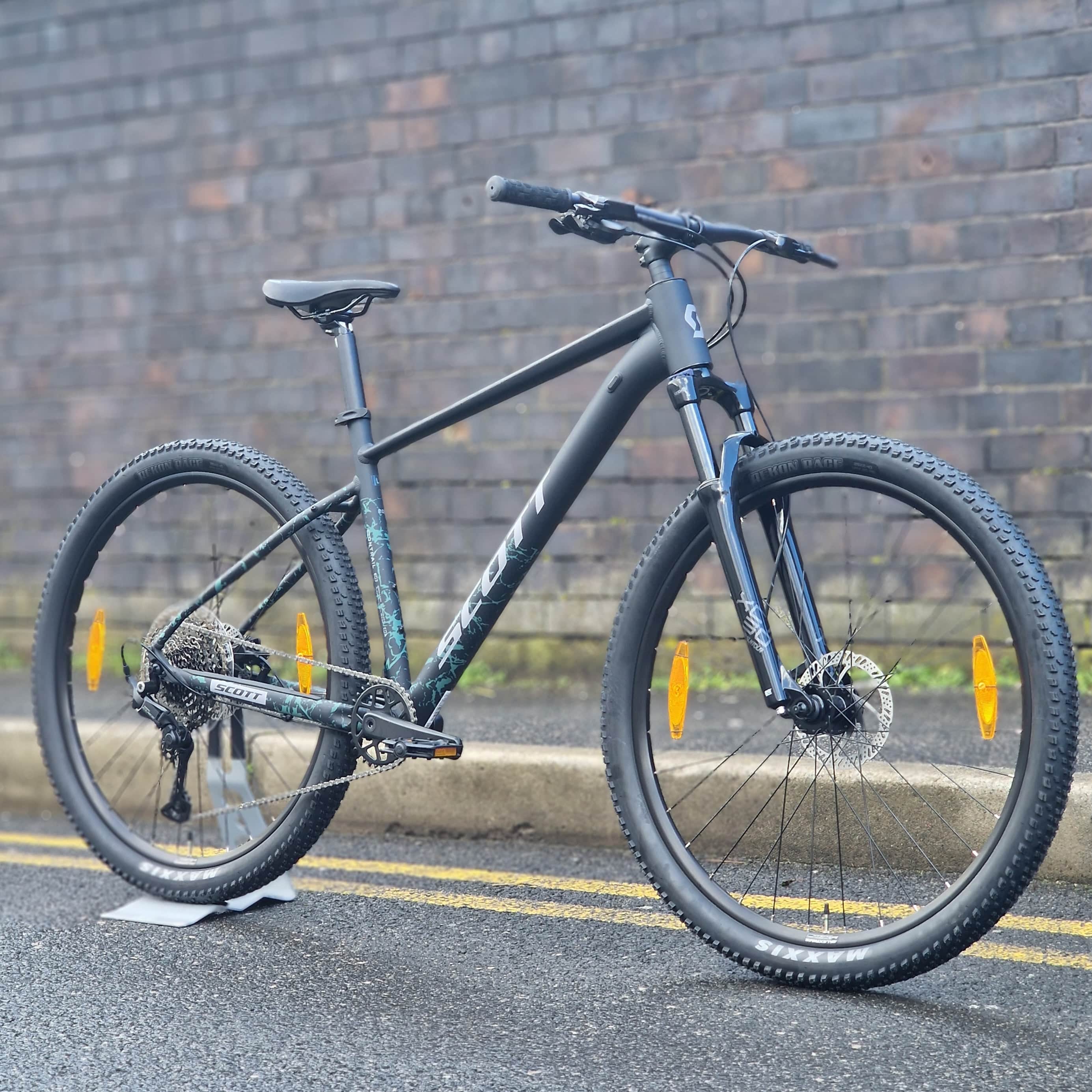 Scott Contrail 20 29 Inch Mountain Bike Black Alans BMX Scott Contrail 20 29 Inch Mountain Bike Black Alans BMX