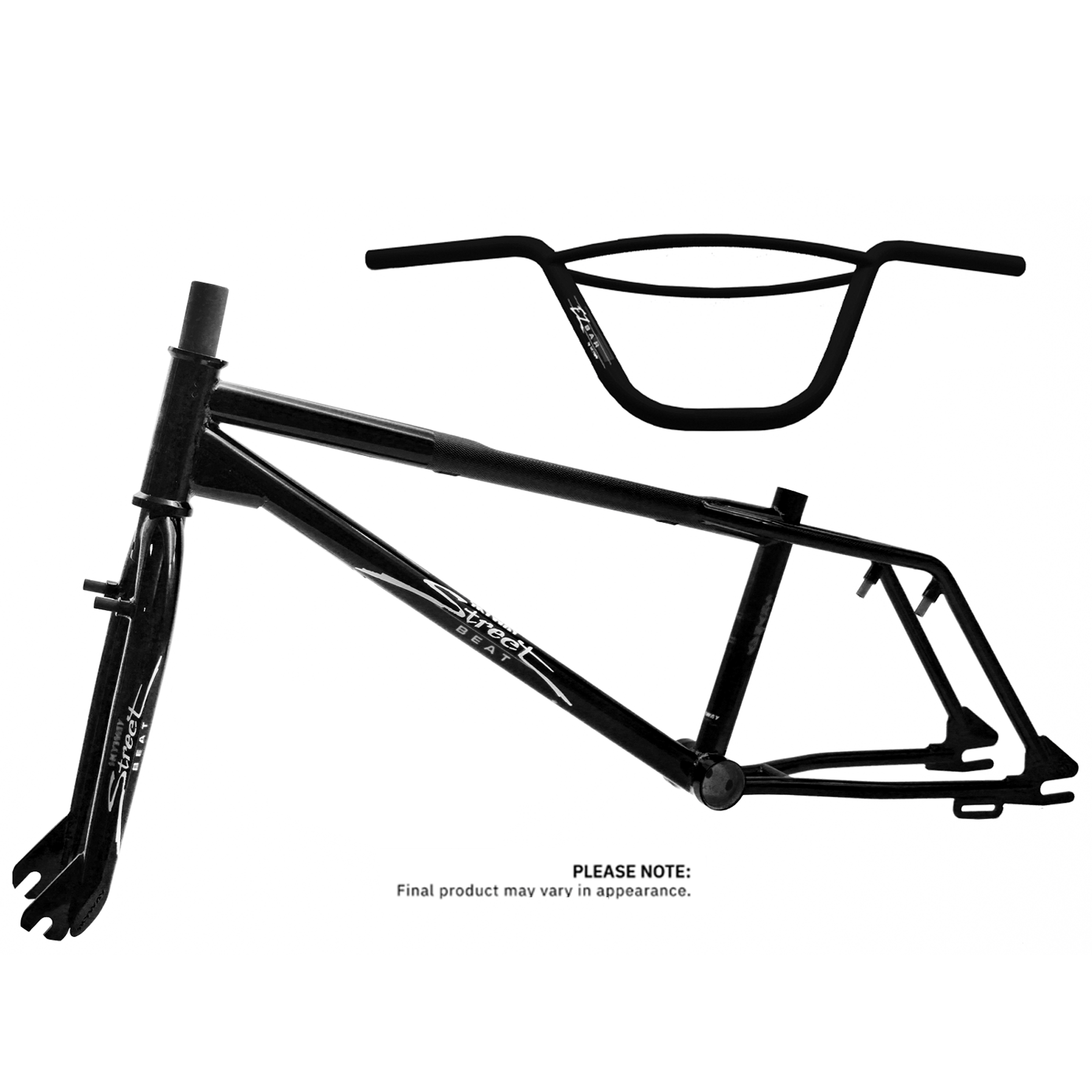 Skyway Street Beat Frame Fork Bars Black Alans BMX