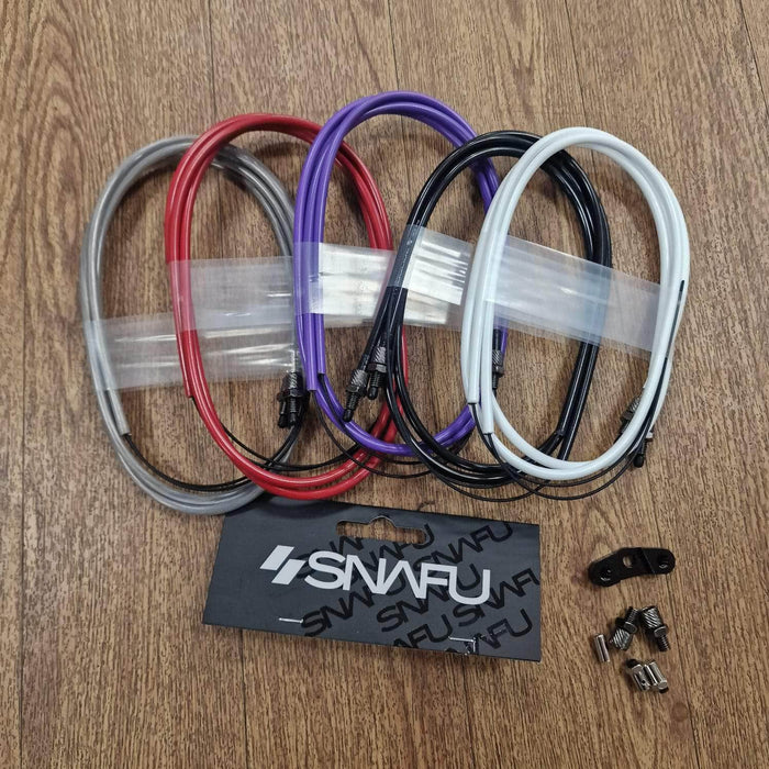 Snafu BMX Parts Snafu Astroglide Dual Lower Gyro Brake Cables