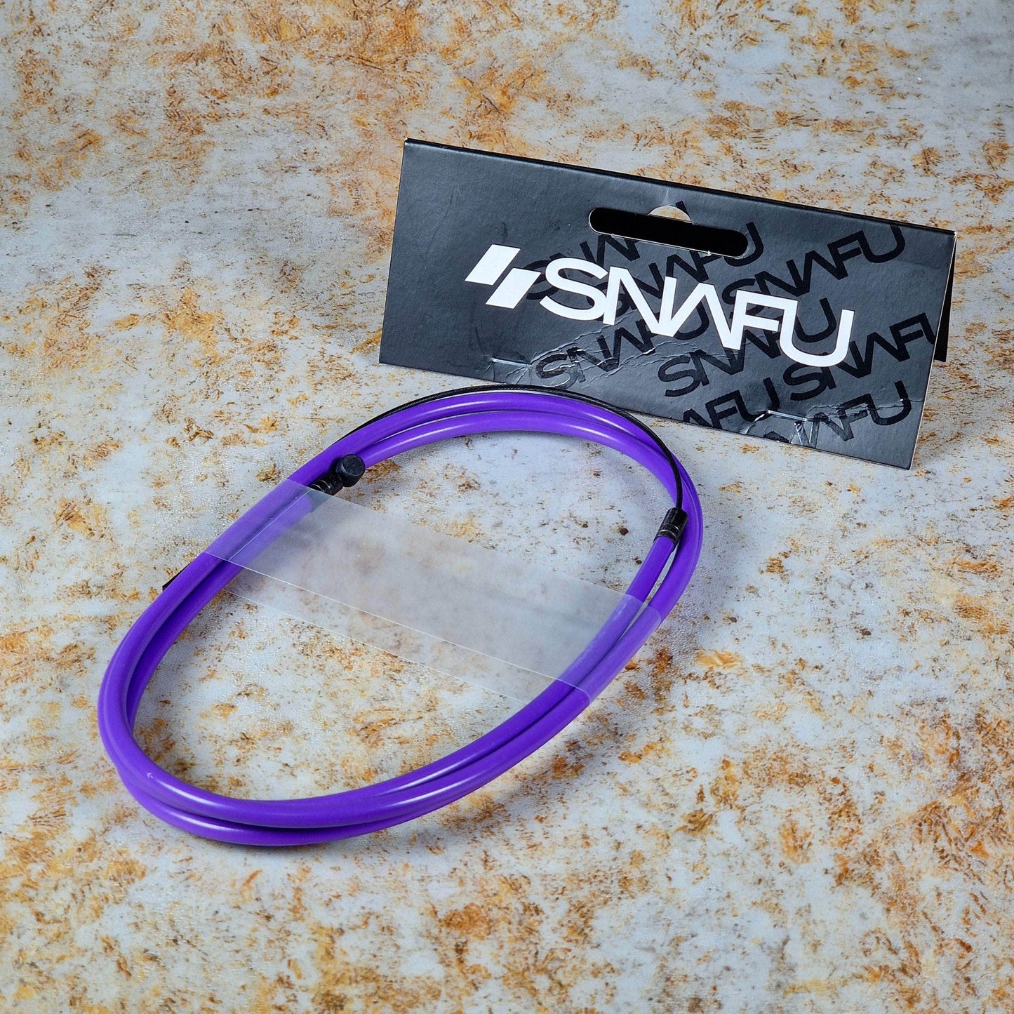 Snafu BMX Parts Purple Snafu Astroglide Straight Linear Brake Cable