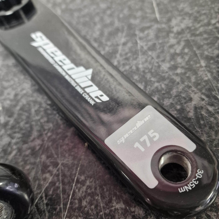 Speedline Speedline Elite Carbon Fiber Hollow BMX Race Cranks