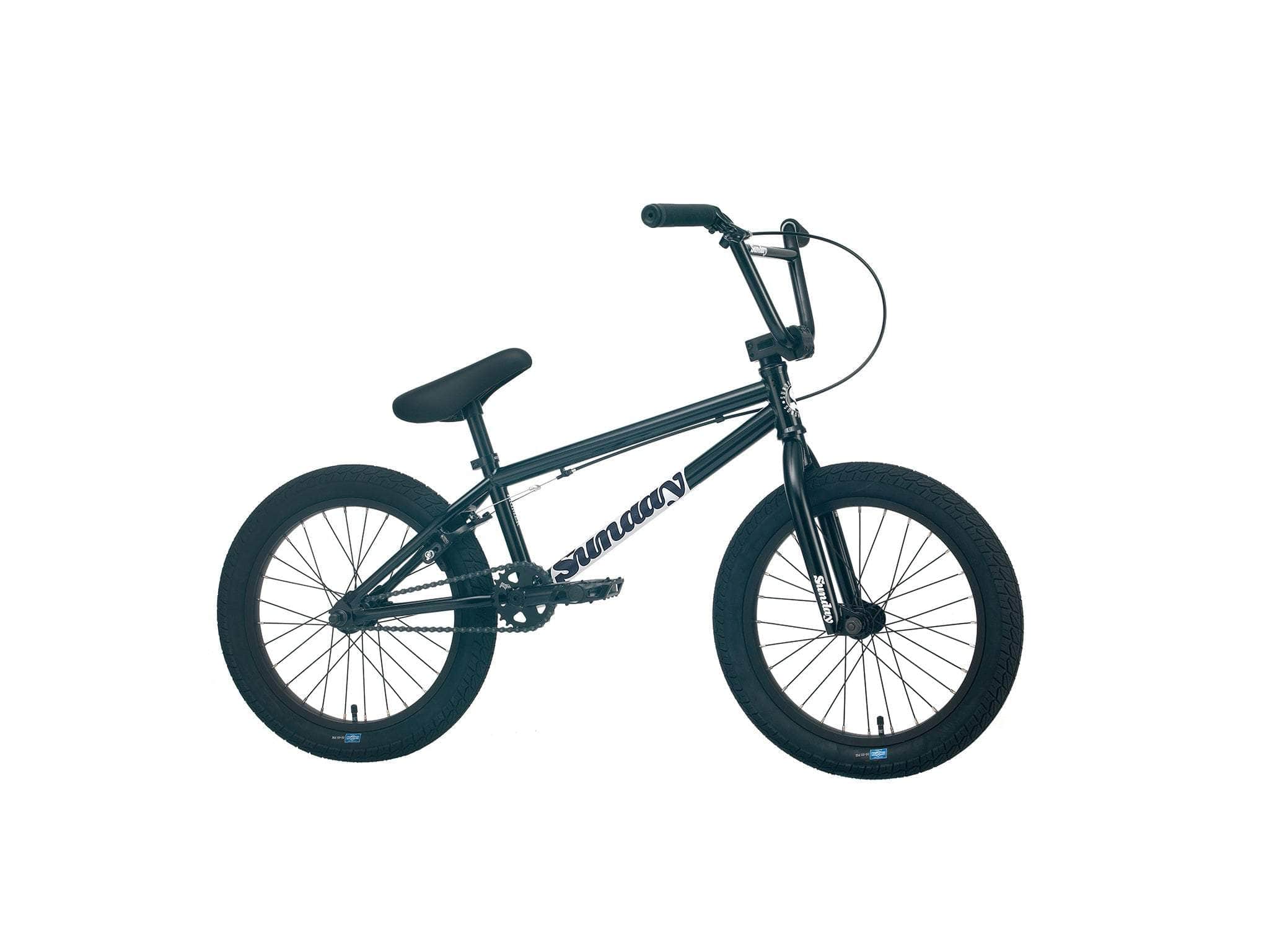 Sunday Primer 18 Inch Kids BMX Bike Gloss Black Alans BMX