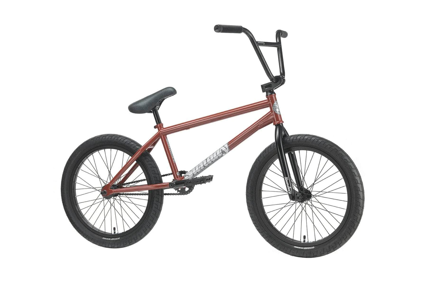 Sunday BMX Bikes 21 / Gloss Dark Brick Red / LHD Sunday Silvawave Brett Silva Signature 21TT Bike Gloss Dark Brick Red