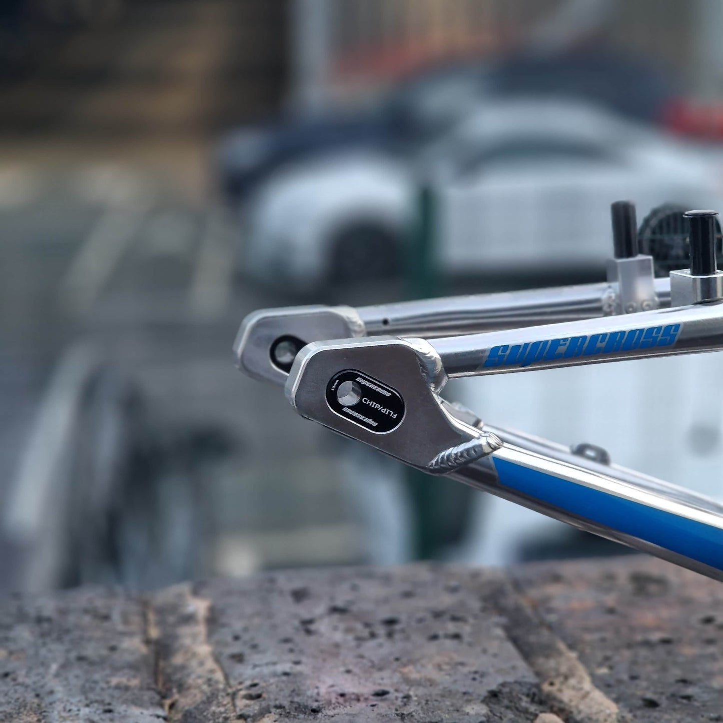 Supercross BMX BMX Racing Supercross BMX Vision RSX Aluminium Race Frame Mirror Polished