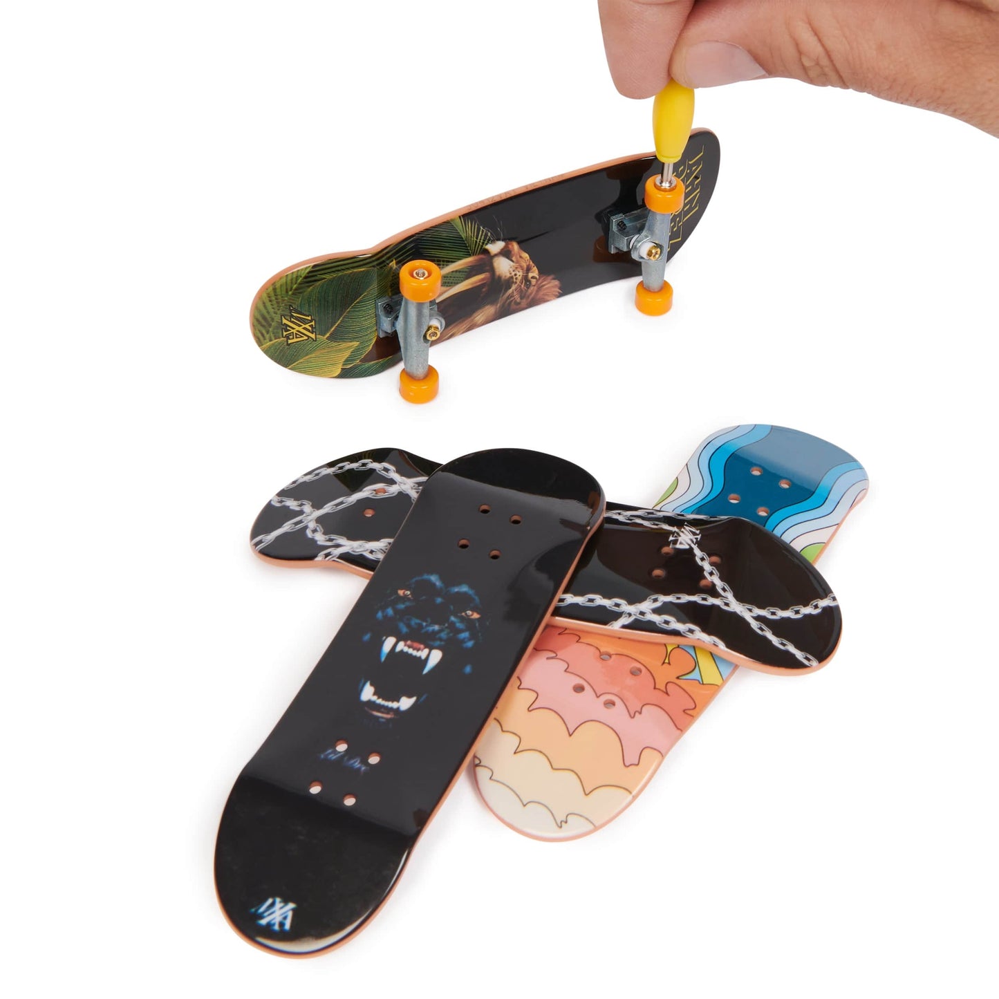 Tech Deck Skateboards Tech Deck Deluxe Finger Board 4 Pack