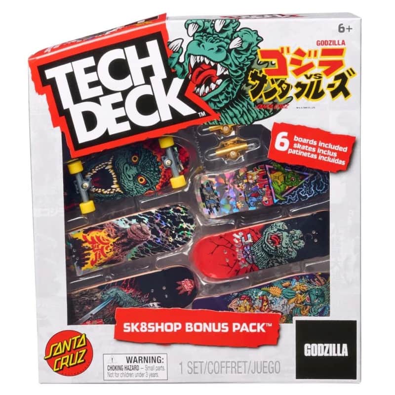 Tech Deck Skateboards Tech Deck Godzilla Sk8shop Bonus Pack