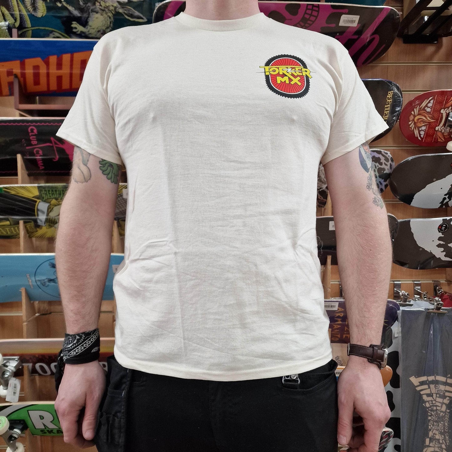 Torker Clothing & Shoes Torker Team T-shirt Natural White