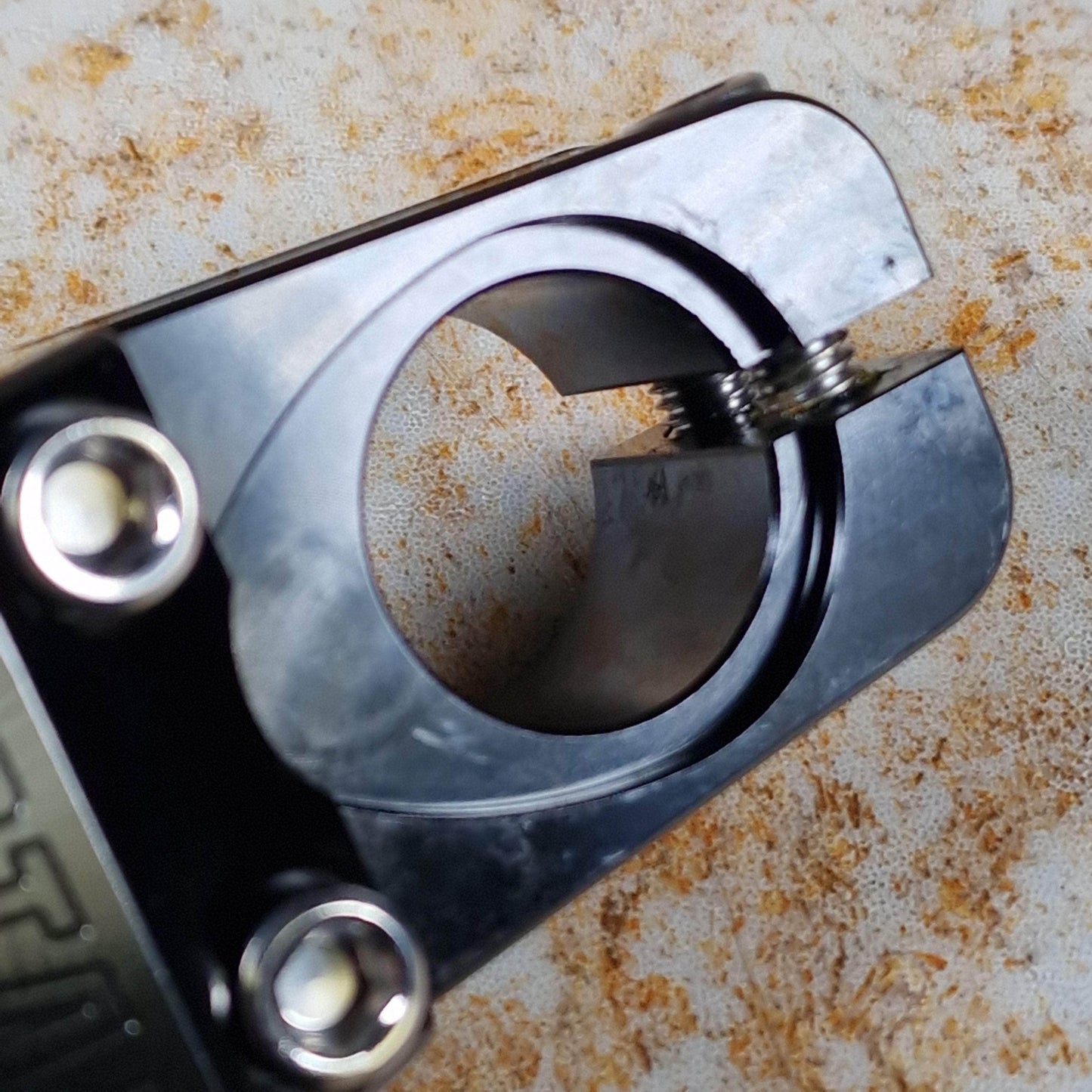 Total BMX BMX Parts Total BMX Team V3 Top Load Stem Black With Chrome Bolts