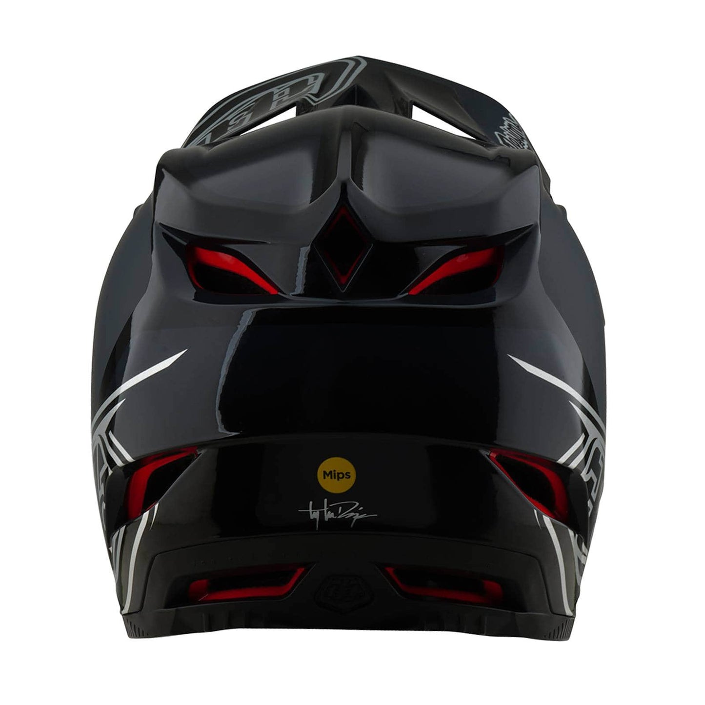 Troy Lee Designs BMX Racing Troy Lee Designs D4 Polyacrylate Helmet Shadow Black