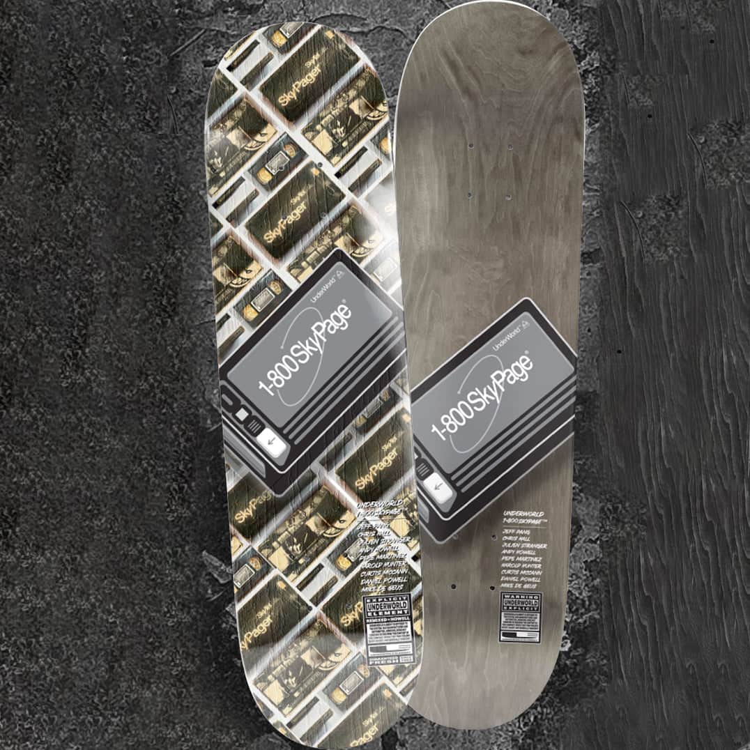 Underworld Element Skateboards 8.5 Underworld Element SkyPager II Skate Shop Day EX7 8.5" Skateboard Deck