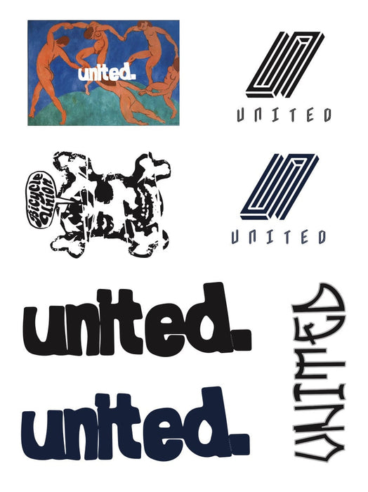 United DVDs & Videos United Coastin Sticker Sheet
