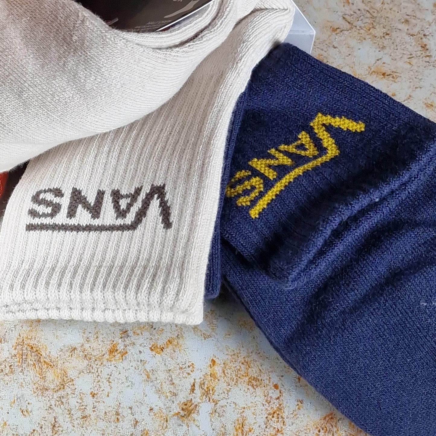 Vans Clothing & Shoes UK 8.5 - 12 Vans Classic Half Crew Socks 3 Pack Parisian Night