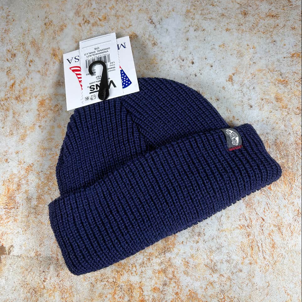 Vans Clothing & Shoes Dress Blues Vans Original Shallow Cuff Beanie Dress Blues