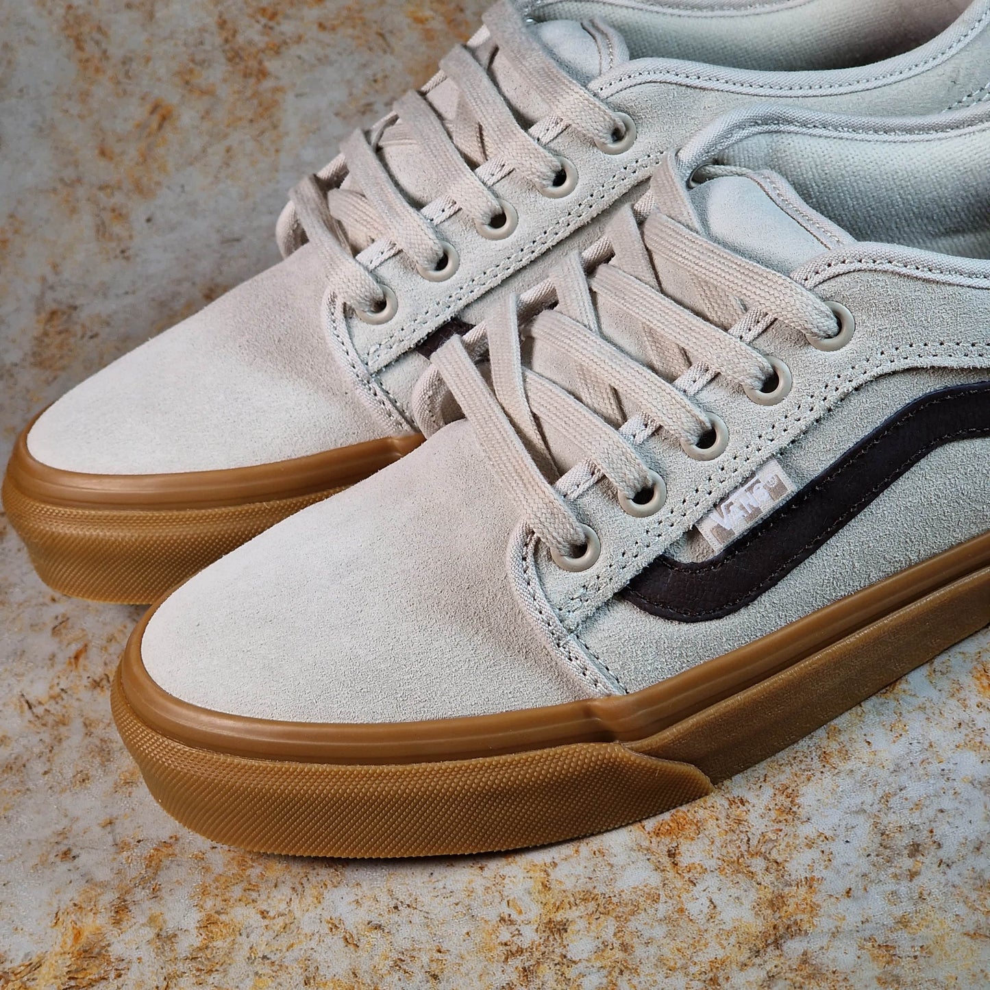 Vans Clothing & Shoes Vans Skate Chukka Low Sidestripe Shoes Taupe Mist