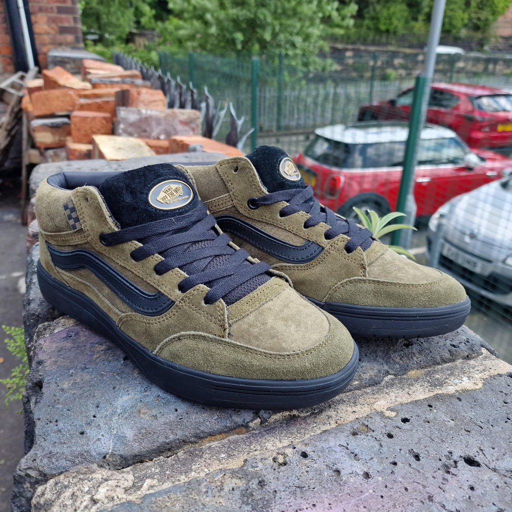 Vans Zahba Mid Shoes Beatrice Domond Dark Olive | Alans BMX