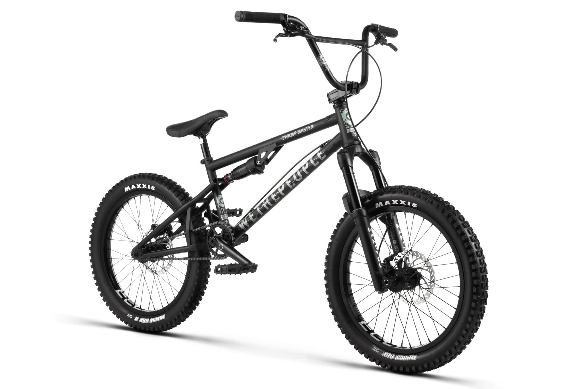 We The People Swamp Master Suspension BMX Bike Black | Alans BMX