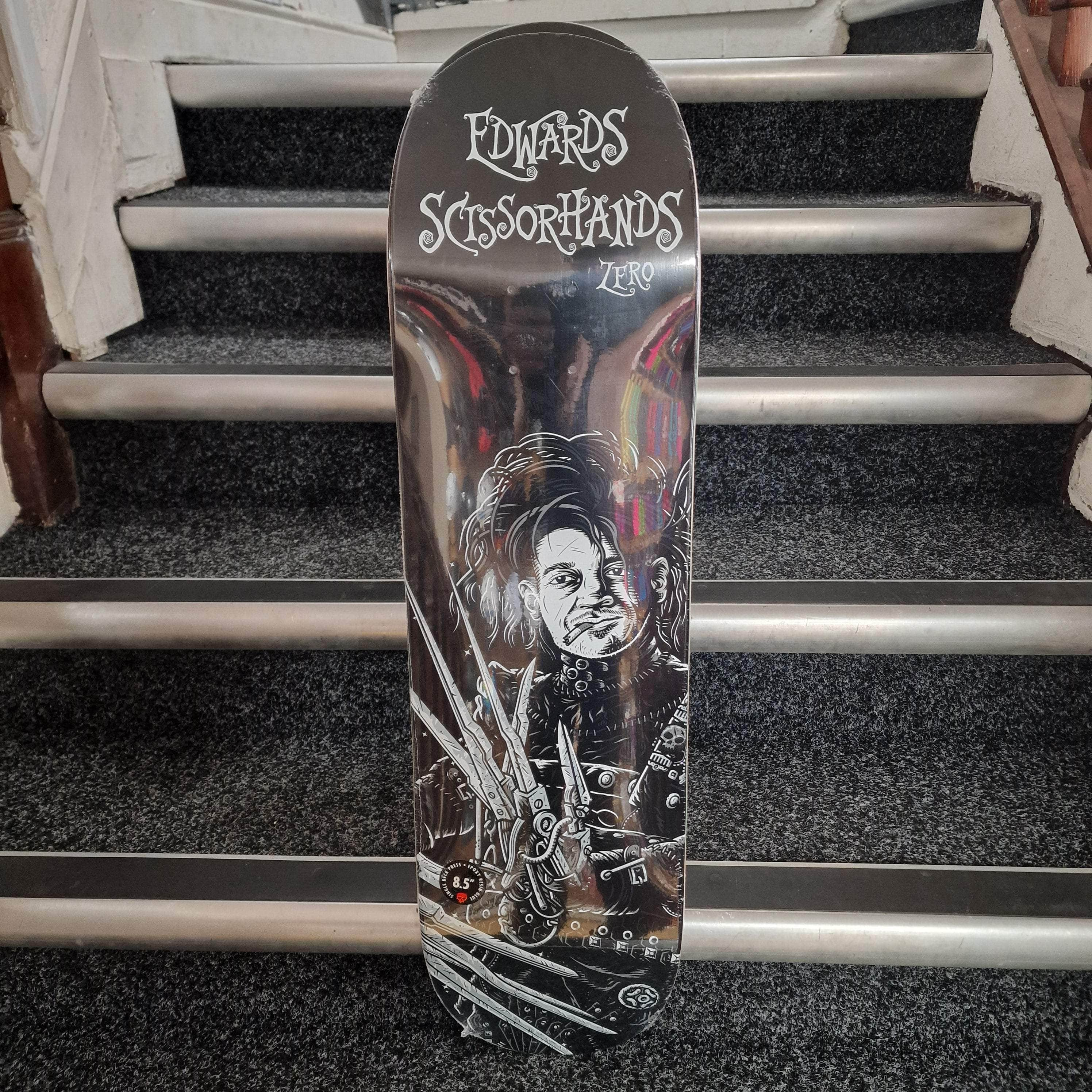 Custom Painted store Edward Scissorhands Full Size Skateboard Deck (Art)