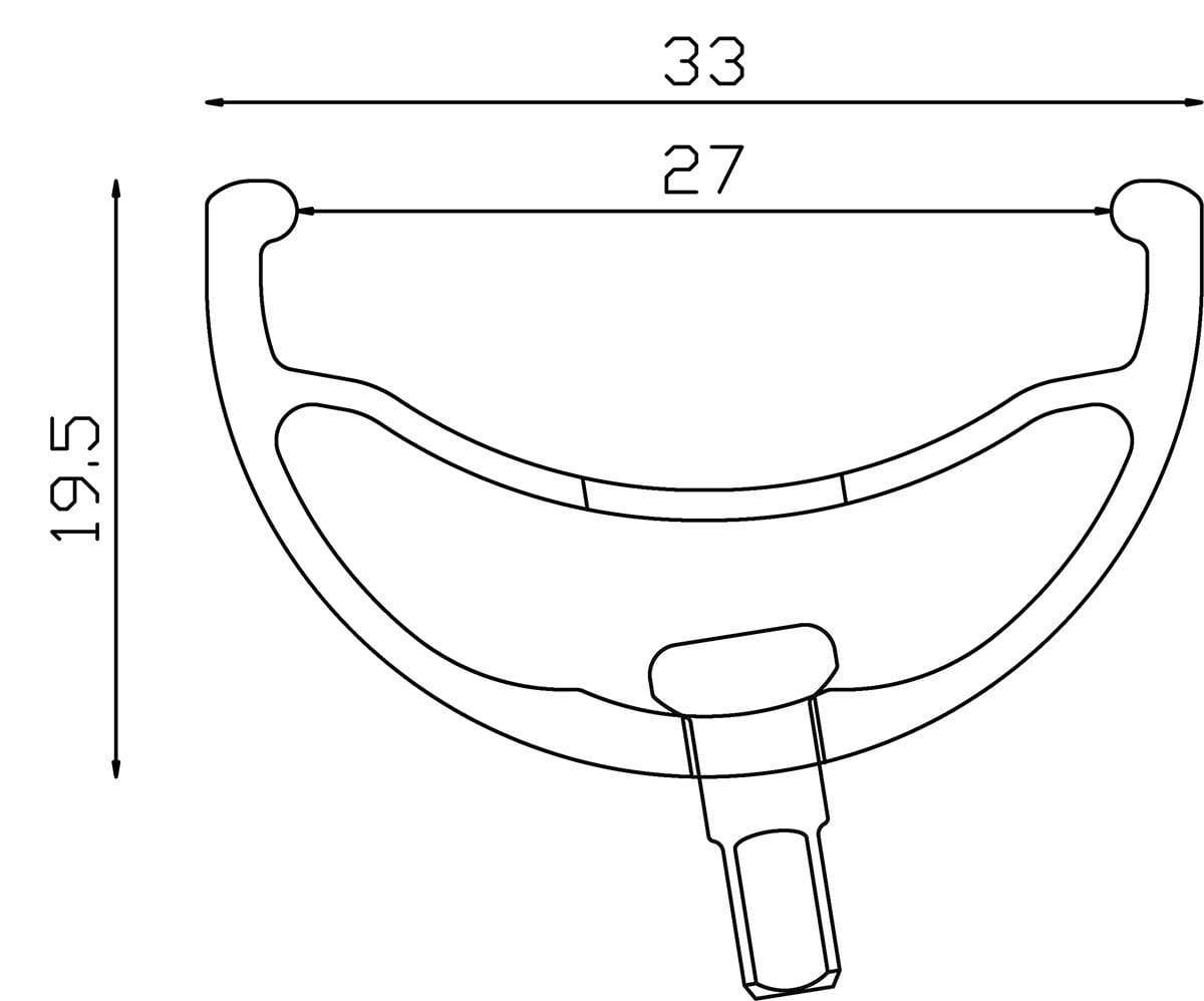 Alienation BMX Parts Matt Black Alienation Skylark Rim Black