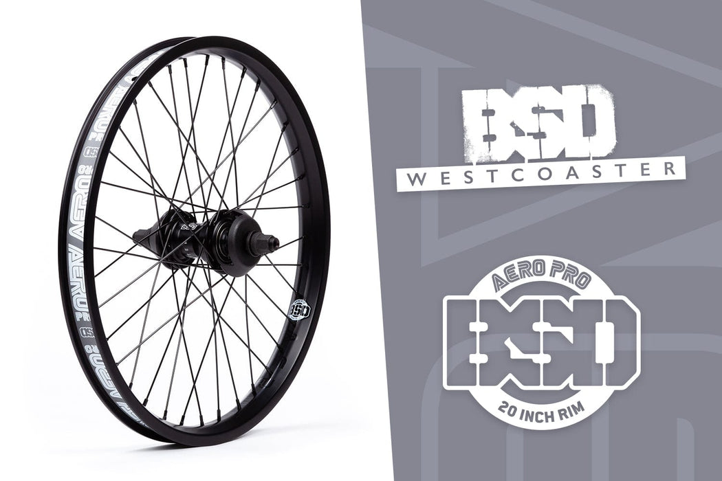 BSD BMX Parts BSD Aero Pro West Coaster Freecoaster Wheel