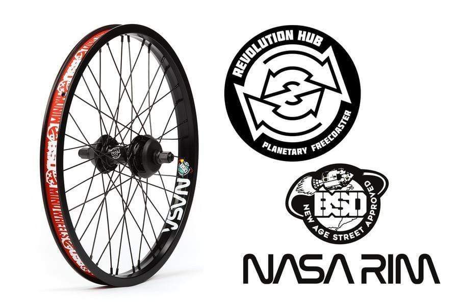 BSD BMX Parts BSD Mind Revolution x NASA Rear Freecoaster Wheel
