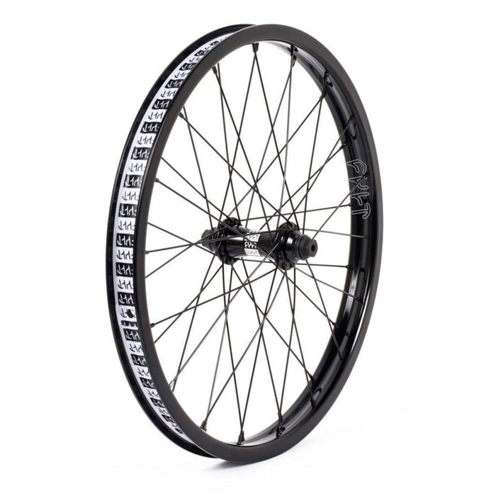 Cult Crew Match Front Wheel Black with Hubguards