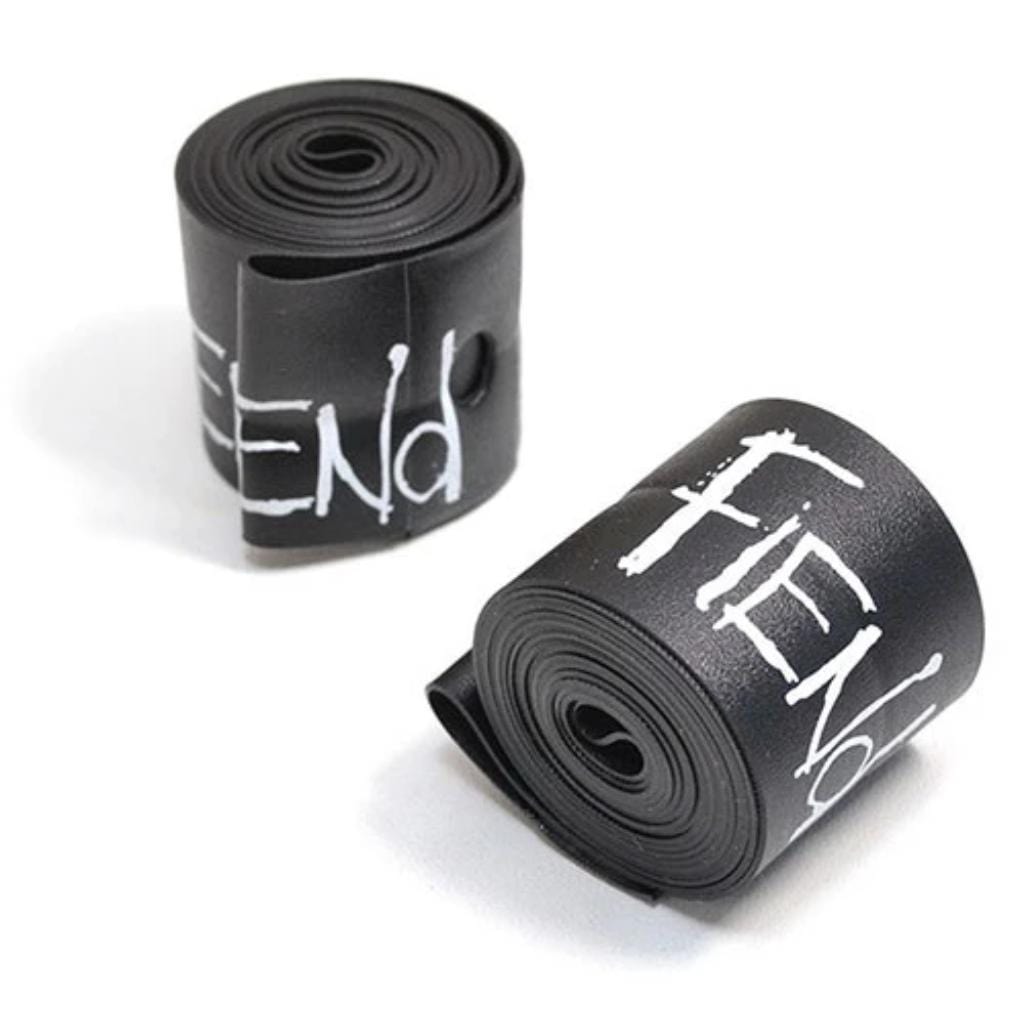 Fiend Rim Tape (Pair) Black With White Logo