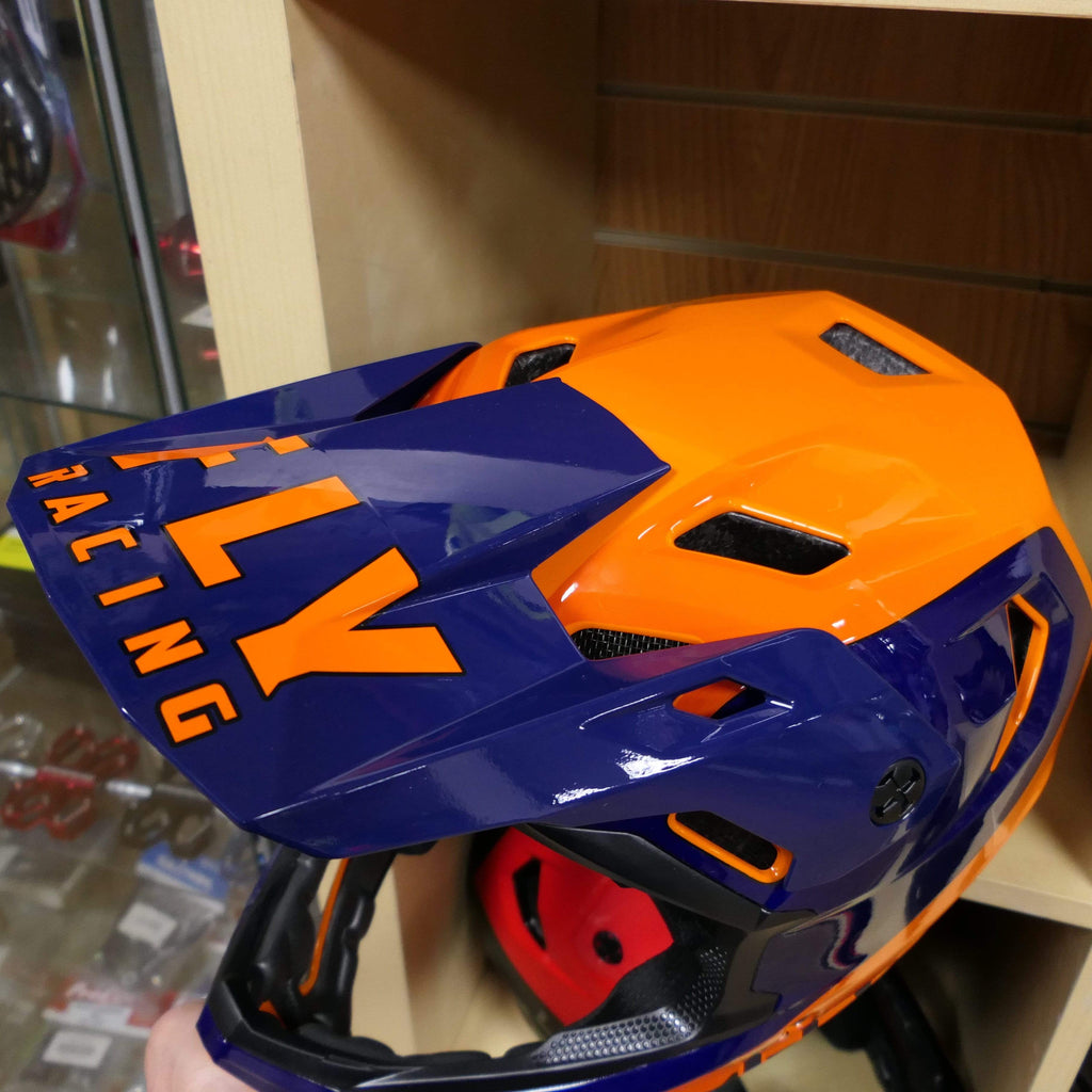 Fly Racing Rayce Helmet Navy / Orange / Red