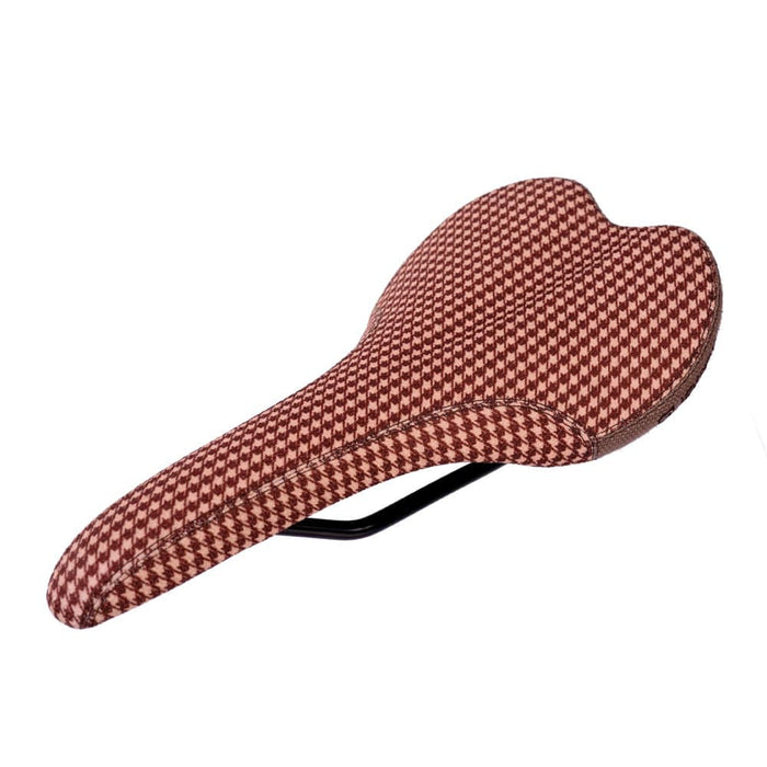 Gusset BMX Parts Houndstooth Brown Gusset R-Series Railed Seat