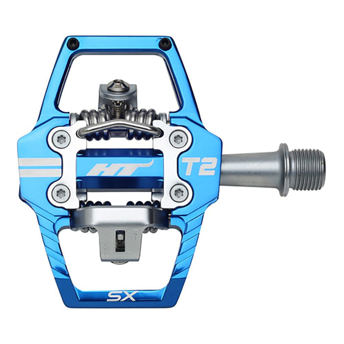 HT Components BMX Racing Blue HT Components T2-SX BMX Clip Pedals