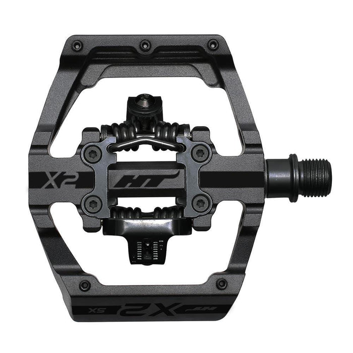 HT X2-SX Clipless BMX Race Pedals Black