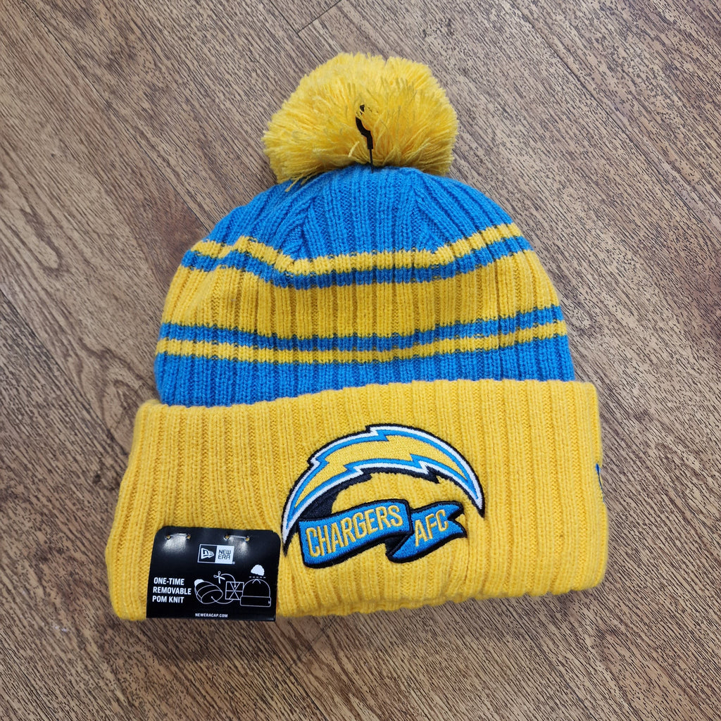 Los Angeles Chargers 2023 Cold Weather Knit Hat, White, NFL by New Era