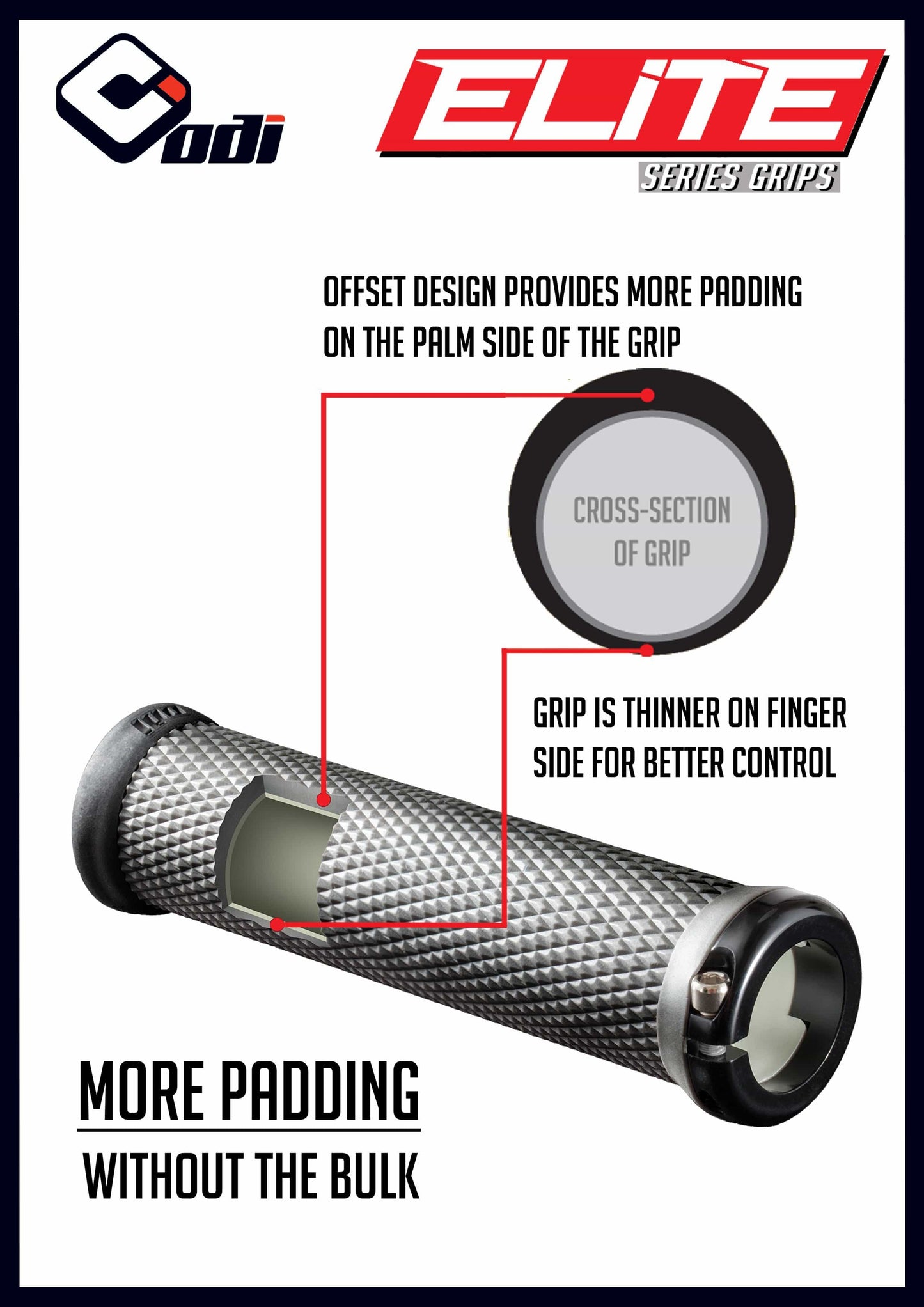 ODI BMX Parts ODI Elite Motion Lock-On Grips