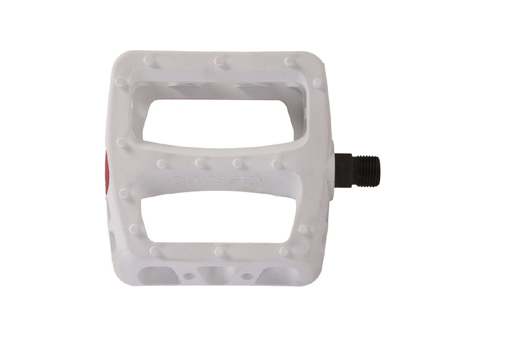 Odyssey BMX Parts White Odyssey Twisted PC Pedals