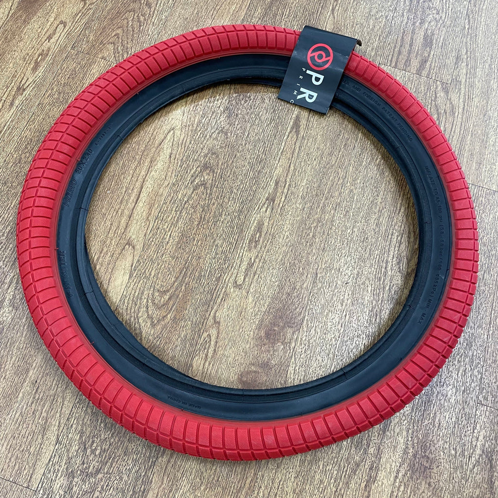 Red sale bmx tyres