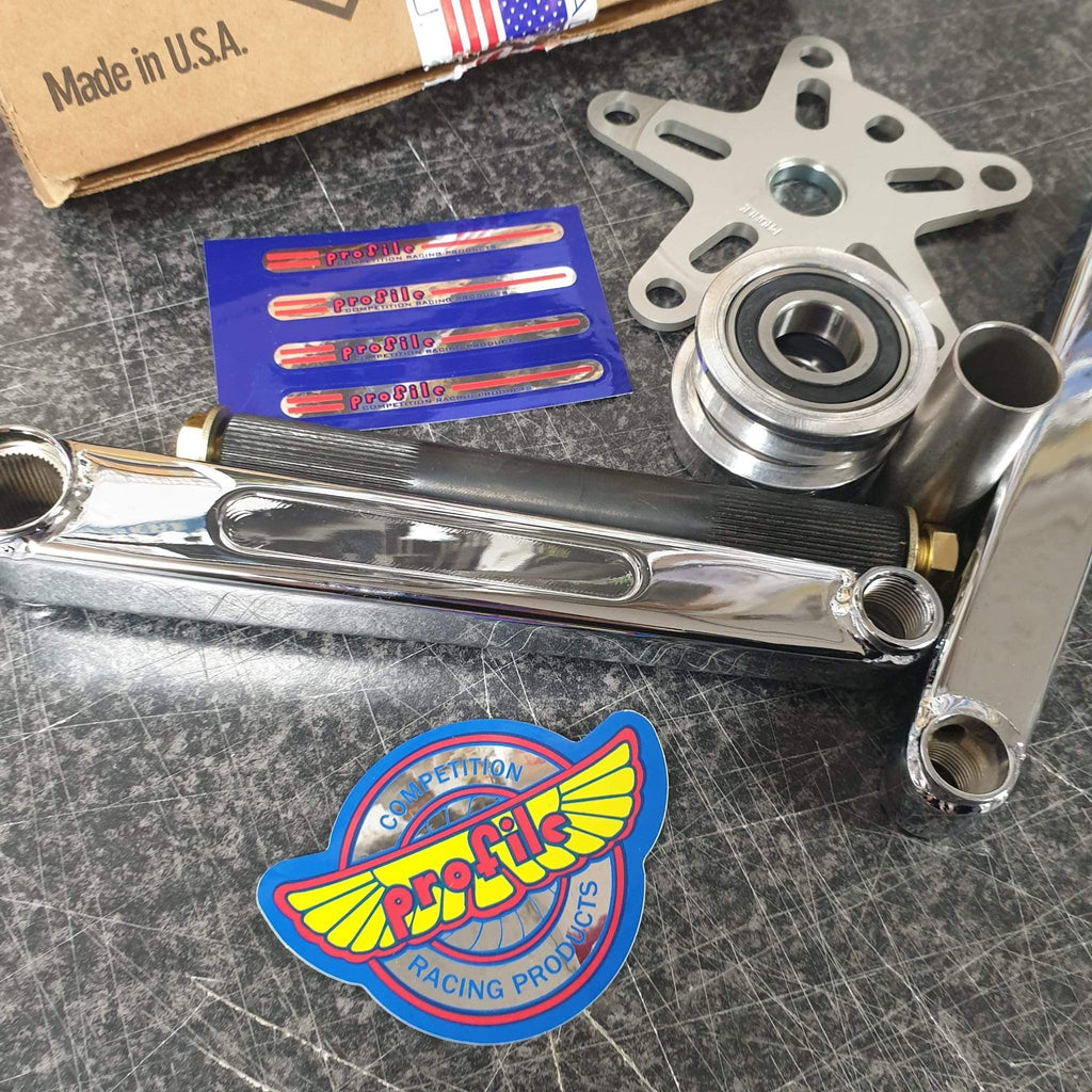 Profile Racing Vintage Box Crank Kit with Spider and Bottom Bracket