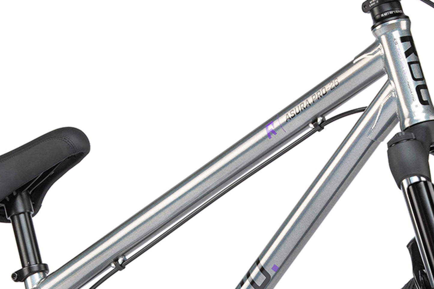 Radio BMX Bikes Radio 2021 Asura Pro 26 Inch Dirt Jump Bike Spectral Silver